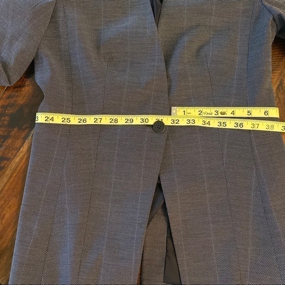 Emerson Rose One-Button Suit Jacket Size 4 Blue Tailored Blazer Workwear - Picture 8 of 8